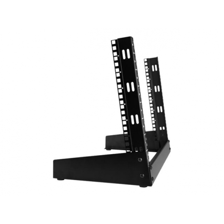 StarTech.com 8U Open Frame Network Rack - 19" 2 Post Free Standing Desktop Rack for Computer, AV, Media, IT, Data & Server Room Equipment (RK8OD) - Rack open frame - 2-post - 8U - 2