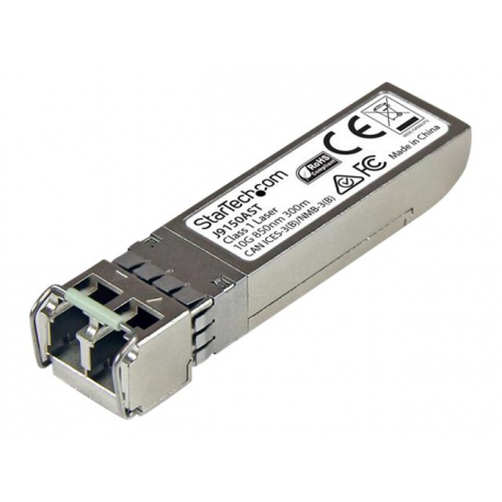 StarTech.com HP J9150A Compatible SFP+ Module - Lifetime Warranty (J9150AST) - SFP+ transceiver module (equivalent to: HP J9150A) - 10 GigE - 10GBase-SR - LC multi-mode - up to 300 m - 850 nm - for HPE 6120, 6600; ProLiant DL360p Gen8; HPE Aruba 2930F 24, 2930F 48, 5406 - 1