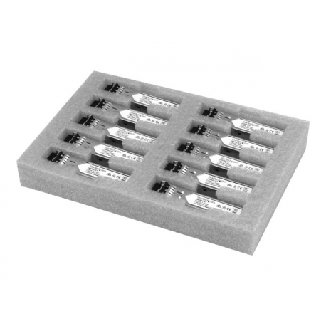 StarTech.com 10 pack HPE J4858C Compatible SFP Module, 1000BASE-SX, 1GbE Multi Mode (MMF) Fiber Optic Transceiver, 1 Gigabit Ethernet SFP, LC Connector, 550m, 850nm, DDM, HPE 1400, 1700, 1820 - Lifetime Warranty (J4858C10PKST) - SFP (mini-GBIC) transceiver module (equivalent to: HP J4858C) - GigE - 1000Base-SX - LC multi-mode - up to 550 m - 850 nm (pack of 10) - for HPE 1700, 2610, 6120, Switch XL 10 / 100 / 1000; HPE Aruba 2530, 2930F 24, 2930F 48, 5406 - 5