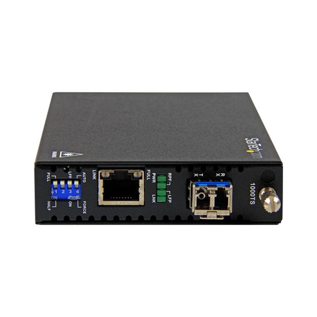StarTech.com Singlemode (SM) LC Fiber Media Converter for 1Gbe Network - 20km - Gigabit Ethernet - 1310nm - with SFP Transceiver (ET91000SM20) - Fibre media converter - GigE - 1000Base-LX, 1000Base-T - RJ-45  /  LC single-mode - up to 20 km - 1310 nm - for P / N: SVA12M2NEUA, SVA12M5NA - 7
