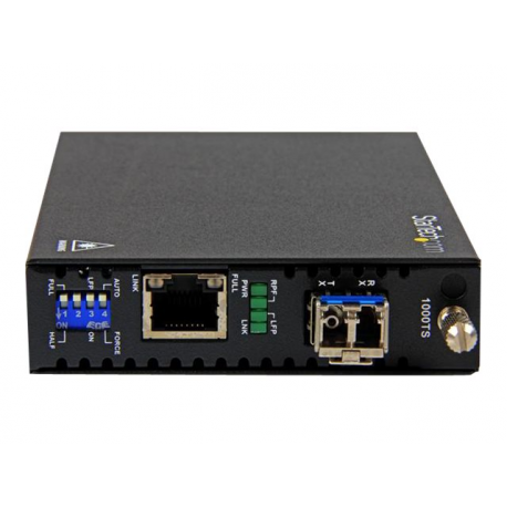 StarTech.com Singlemode (SM) LC Fiber Media Converter for 1Gbe Network - 10km - Gigabit Ethernet - 1310nm - with SFP Transceiver (ET91000SM10) - Fibre media converter - GigE - 100Base-LX, 1000Base-T - RJ-45  /  LC single-mode - up to 10 km - 1310 nm - for P / N: SVA12M2NEUA, SVA12M5NA - 3