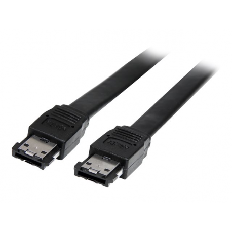 StarTech.com 6 ft Shielded External eSATA Cable M / M - 6ft External SATA Cable - 6ft eSATA Cable (ESATA6) - eSATA cable - Serial ATA 150 - eSATA (M) to eSATA (M) - 1.8 m - black - for P / N: S351BMU33ET, S351BMU33ETG, SATDOCK5U3ER, SDOCKU313E, SDOCKU33EBV, SDOCKU33EF - 1