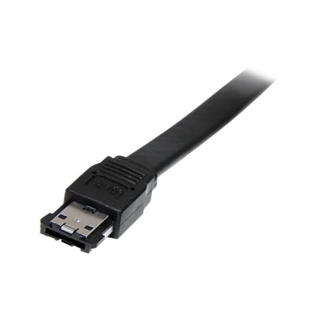StarTech.com 6 ft Shielded External eSATA Cable M / M - 6ft External SATA Cable - 6ft eSATA Cable (ESATA6) - eSATA cable - Serial ATA 150 - eSATA (M) to eSATA (M) - 1.8 m - black - for P / N: S351BMU33ET, S351BMU33ETG, SATDOCK5U3ER, SDOCKU313E, SDOCKU33EBV, SDOCKU33EF - 3