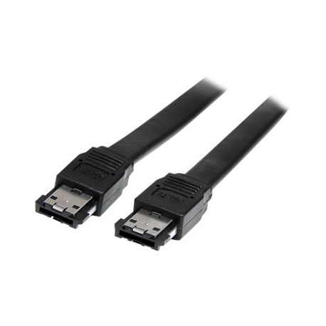 StarTech.com 6 ft Shielded External eSATA Cable M / M - 6ft External SATA Cable - 6ft eSATA Cable (ESATA6) - eSATA cable - Serial ATA 150 - eSATA (M) to eSATA (M) - 1.8 m - black - for P / N: S351BMU33ET, S351BMU33ETG, SATDOCK5U3ER, SDOCKU313E, SDOCKU33EBV, SDOCKU33EF - 4