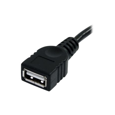 StarTech.com 10 ft Black USB 2.0 Extension Cable A to A - 10ft USB 2.0 Extension Cable - 10ft USB male female Cable (USBEXTAA10BK) - USB extension cable - USB (M) to USB (F) - USB 2.0 - 3 m - black - for P / N: 35FCREADBK3, ICUSB2321F, ICUSB232PRO, ICUSB232V2, LTUB1MBK, MSDREADU2OTG, UUSBOTG - 6
