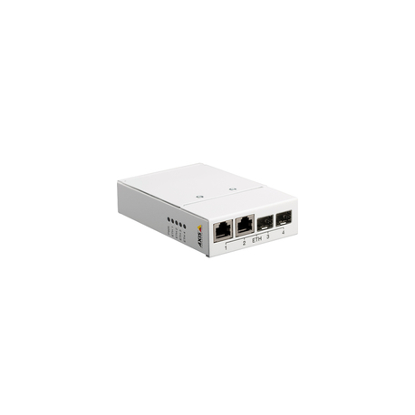 AXIS T8606 Media Converter Switch - Fibre media converter - 100Mb LAN - 10Base-T, 100Base-TX - 2 ports - 2 x RJ-45 / 2 x SFP (mini-GBIC) - for AXIS P1455-LE, P1455-LE-3 License Plate Verifier Kit - 0