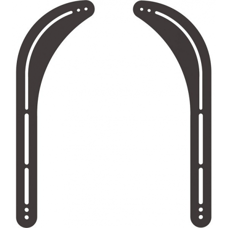 Neomounts by Newstar Select NM-USP100 - Mounting kit (2 mounting brackets) - for sound bar - black - for Sonos PLAYBAR - 12