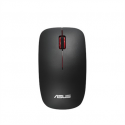 ASUS WT300 - Mouse - right and left-handed - optical - wireless - 2.4 GHz - USB wireless receiver - black, red