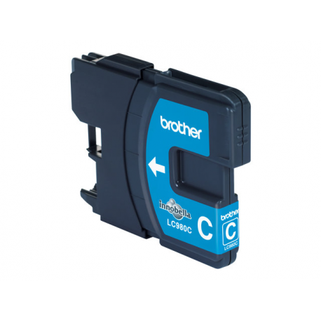 Brother LC980C - Cyan - original - ink cartridge - for Brother DCP-145, 163, 167, 193, 195, 197, 365, 373, 375, 377, MFC-250, 255, 290, 295, 297 - 3