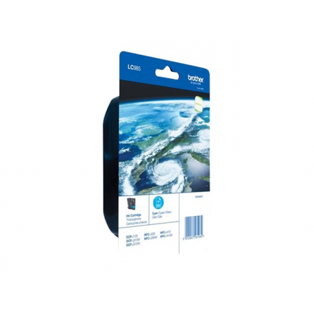 Brother LC985C - Cyan - original - ink cartridge - for Brother DCP-J125, DCP-J140, DCP-J315, DCP-J515, MFC-J220, MFC-J265, MFC-J410, MFC-J415 - 2