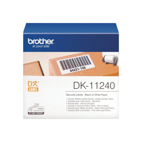 Brother DK-11240 - Black on white - 51 x 102 mm 600 label(s) shipping labels - for Brother QL-1050, QL-1050N, QL-550 - 2