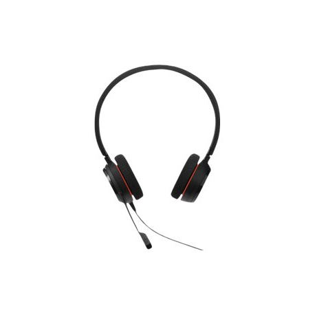 Jabra Evolve 20 MS stereo - Headset - on-ear - wired - USB - Certified for Skype for Business - 2