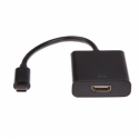 Cablexpert A-CM-HDMIF-01 - Adapter - USB-C male to HDMI female - 15 cm - double shielded - black - 4K support