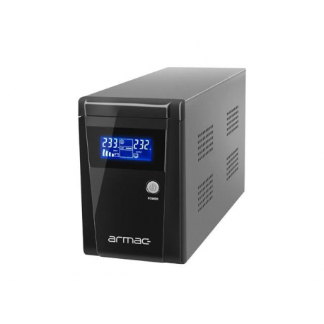 Armac Office O/1000E/LCD - UPS - AC 145 - 290 V - 650 Watt - 1000 VA 7 Ah 7 Ah - USB - output connectors: 3 - 0