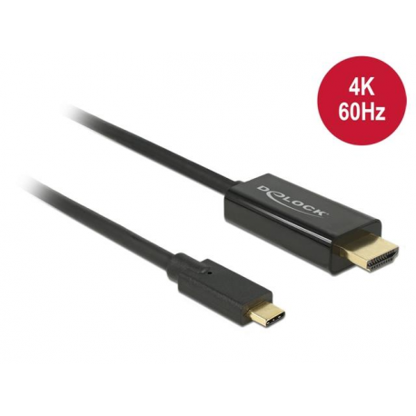 DeLOCK - External video adapter - Parade PS171 - USB-C - HDMI - black - retail - 0