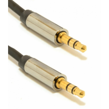 Cablexpert CCAP-444-0.75M - Audio cable - stereo mini jack male to stereo mini jack male - 75 cm - 2