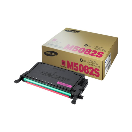 Samsung CLT-M5082S - Magenta - original - toner cartridge (SU323A) - for Samsung CLP-620, CLP-670, CLX-6220, CLX-6250 - 0