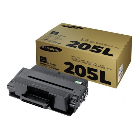 Samsung MLT-D205L - High Yield - black - original - toner cartridge (SU963A) - for Samsung ML-3300, 3310, 3312, 3700, 3710, 3712, SCX-4833, 4835, 5637, 5639, 5737, 5739 - 0