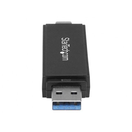 StarTech.com USB Memory Card Reader - USB 3.0 SD Card Reader - Compact - 5Gbps - USB Card Reader - MicroSD USB Adapter - Card reader (MMC, SD, microSD, SDHC, microSDHC, SDXC, microSDXC) - USB 3.0 / USB-C - 0