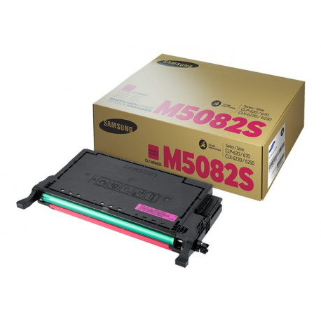 Samsung CLT-M5082S - Magenta - original - toner cartridge (SU323A) - for Samsung CLP-620, CLP-670, CLX-6220, CLX-6250 - 1