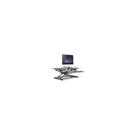 DIGITUS Ergonomic Workspace Riser DA-90380-1 - Stand - for LCD display  /  PC equipment - black - desktop - 5