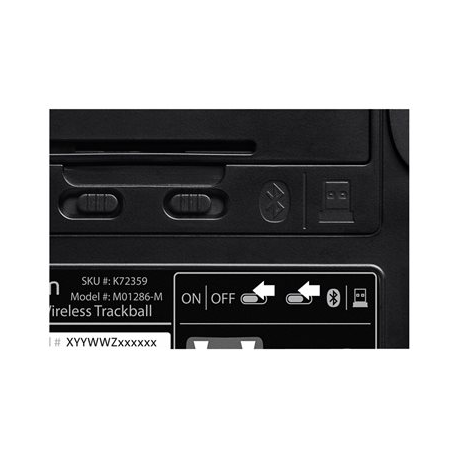 Kensington Expert Mouse Wireless Trackball - Trackball - right and left-handed - optical - 4 buttons - wireless - 2.4 GHz, Bluetooth 5.0 LE - Bluetooth USB adapter - black - 17