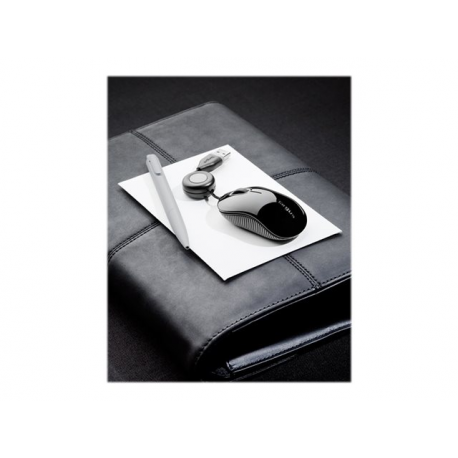 Targus - Mouse - right and left-handed - optical - 3 buttons - wired - USB - black - 4