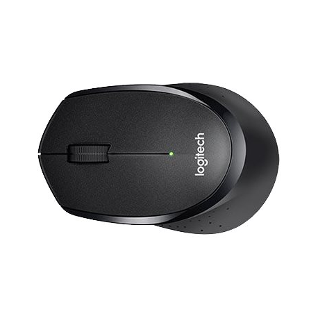 Logitech B330 Silent Plus - Mouse - optical - 3 buttons - wireless - 2.4 GHz - USB wireless receiver - 3