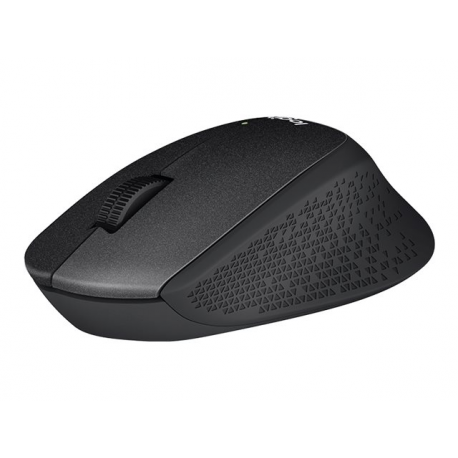 Logitech M330 SILENT PLUS - Mouse - 3 buttons - wireless - 2.4 GHz - USB wireless receiver - black - 1