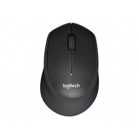 Logitech M330 SILENT PLUS - Mouse - 3 buttons - wireless - 2.4 GHz - USB wireless receiver - black - 4