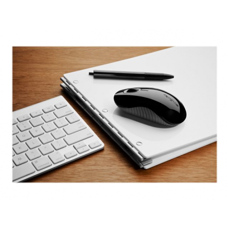Targus - Mouse - right and left-handed - optical - wireless - 2.4 GHz - USB wireless receiver - black - 6