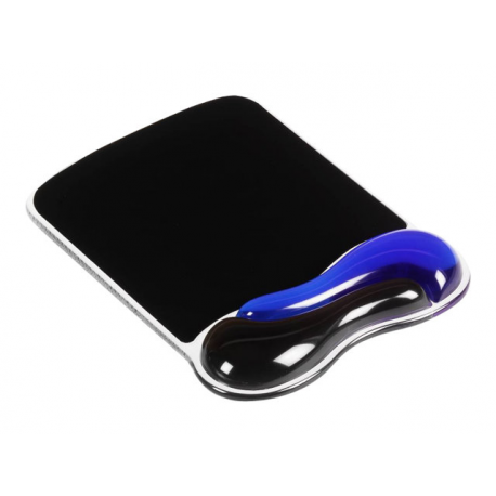 Kensington Duo Gel Mouse Pad Wrist Rest - Mouse pad with wrist pillow - black, blue - TAA Compliant - 5