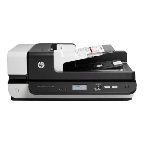 HP ScanJet Enterprise Flow 7500 - Document scanner - CCD - Duplex - 216 x 864 mm - 600 dpi x 600 dpi - up to 50 ppm (mono)  /  up to 50 ppm (colour) - ADF (100 sheets) - up to 3000 scans per day - USB 2.0 - 6