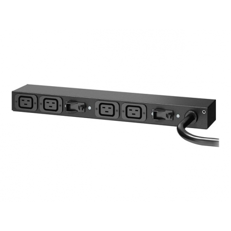 APC Basic Rack PDU AP6032A - Power distribution unit (rack-mountable) - AC 200-240 V - input: IEC 60309 32A - output connectors: 4 (IEC 60320 C19 16A) - 3.65 m cord - for P / N: AR3103SP, AR3106SP, SRT1000RMXLI, SRT1000RMXLI-NC, SRT10RMXLIX806, SRT5KRMXLW-TW - 2