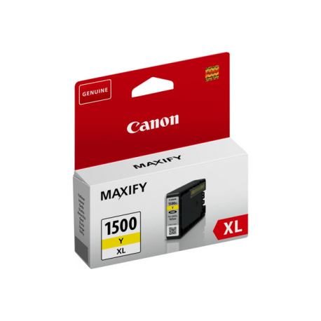 Canon PGI-1500XL Y - 12 ml - High Yield - yellow - original - ink tank - for MAXIFY MB2050, MB2150, MB2155, MB2350, MB2750, MB2755 - 2