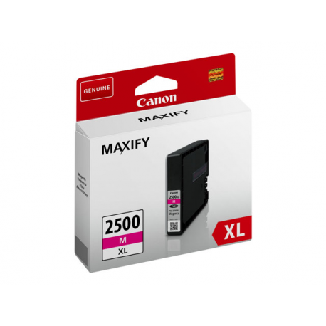 Canon PGI-2500XL M - 19.3 ml - magenta - original - ink tank - for MAXIFY iB4050, iB4150, MB5050, MB5150, MB5155, MB5350, MB5450, MB5455 - 2