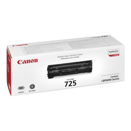 Canon CRG-725 - Black - original - toner cartridge - for i-SENSYS LBP6000, LBP6000B, LBP6020, LBP6020B, LBP6030, LBP6030B, LBP6030w - 4