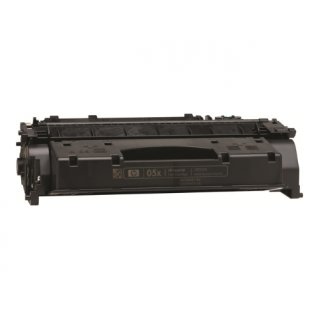 HP 05X - High Yield - black - original - LaserJet - toner cartridge (CE505X) - for LaserJet P2054, P2055, P2056, P2057 - 3