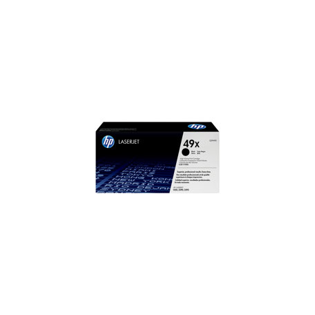 HP 49X - High Yield - black - original - LaserJet - toner cartridge (Q5949X) - for LaserJet 1320, 1320n, 1320nw, 1320t, 1320tn, 3390, 3392 - 1