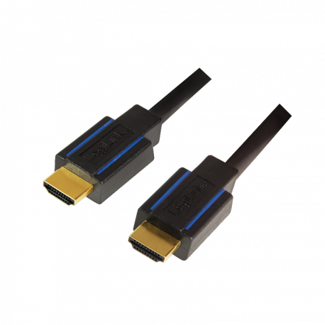 LogiLink - HDMI cable with Ethernet - HDMI male to HDMI male - 3 m - black - 0