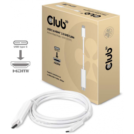 Club 3D - External video adapter - USB-C 3.1 - HDMI - 1