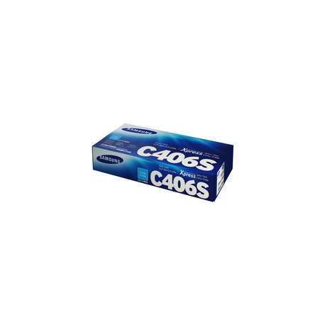Samsung CLT-C406S - Cyan - original - toner cartridge (ST984A) - for Samsung CLX-3300, 3302, 3303, 3304, 3305, 3306, 3307, SCX-3300, 3301, 3305, 3306 - 0