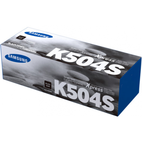 Samsung CLT-K504S - Black - original - toner cartridge (SU158A) - for Samsung CLP-415, CLX-4195; MultiXpress SL-C1453, C1454; Xpress SL-C1404, C1810, C1860 - 2