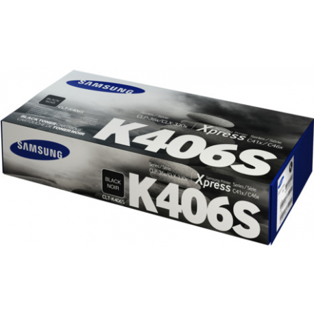 Samsung CLT-K406S - Black - original - toner cartridge (SU118A) - for Samsung CLX-3300, 3302, 3303, 3304, 3305, 3306, 3307, SCX-3300, 3301, 3305, 3306 - 2