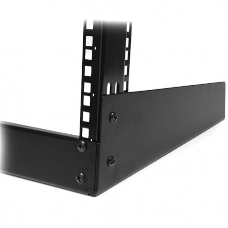 StarTech.com 12U Open Frame Network Rack - 19" 2 Post Free Standing Desktop Rack for Computer, AV, Media, IT, Data & Server Room Equipment (RK12OD) - Rack open frame - black - 12U - 19" - for P / N: CABCAGENUTS6, CABSCREWM52, CABSCREWSM6, CABSCRWM520, CABSCRWM620, CABSCRWS1224 - 3