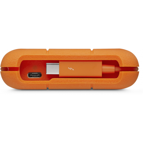 LaCie Rugged Secure STFR2000403 - Hard drive - encrypted - 2 TB - external (portable) - USB 3.1 Gen 1 (USB-C connector) - 256-bit AES - with 2 years Rescue Data Recovery Service Plan - 5