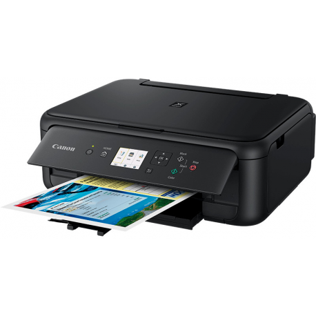 Canon PIXMA TS5150 - Multifunction printer - colour - ink-jet - 216 x 297 mm (original) - A4 / Legal (media) - up to 13 ipm (printing) - 120 sheets - USB 2.0, Wi-Fi(n), Bluetooth - black - 2