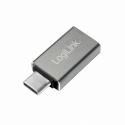 LogiLink - USB adapter - USB (F) to USB-C (M) - USB 3.1 Gen1 - silver