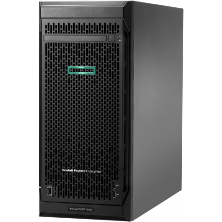 HPE ProLiant ML110 Gen10 Entry - Server - tower - 4.5U - 1-way - 1 x Xeon Bronze 3104  /  1.7 GHz - RAM 8 GB - SATA - non-hot-swap 3.5" bay(s) - no HDD - DVD-Writer - GigE - monitor: none - Top Value - 0