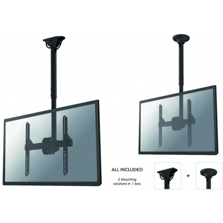 Neomounts by Newstar Select NM-C440 - Bracket - for LCD display (full-motion) - black - screen size: 32"-60" - ceiling mountable - 3